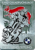 Abendzeitung motorcycle rally badge from Jean-Francois Helias