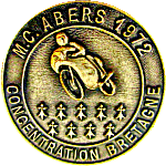 Abers motorcycle rally badge from Jean-Francois Helias