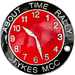 About Time motorcycle rally badge from Jean-Francois Helias