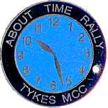 About Time motorcycle rally badge from Mike Hull