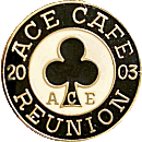 Ace Reunion motorcycle run badge from Jean-Francois Helias