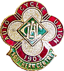 ACU (UK) motorcycle fed badge from Jean-Francois Helias