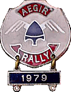 Aegir motorcycle rally badge