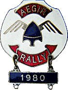 Aegir motorcycle rally badge from Alan Kitson