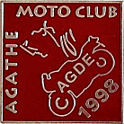 Agde motorcycle rally badge from Jean-Francois Helias