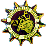 Aktion Sorgenkind motorcycle rally badge from Jean-Francois Helias