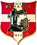 Albertville motorcycle rally badge from Jean-Francois Helias