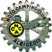 Albi motorcycle rally badge from Jean-Francois Helias