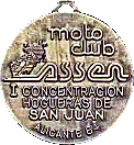 Alicante motorcycle rally badge from Jean-Francois Helias