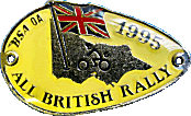 All British motorcycle rally badge from Victor Smith