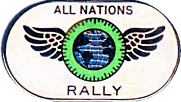 All Nations motorcycle rally badge from Lone Wolf