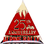 Alpine motorcycle rally badge from Jean-Francois Helias