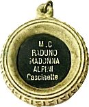Alpini Cascinette motorcycle rally badge from Jean-Francois Helias