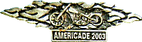 Americade motorcycle run badge from Jean-Francois Helias