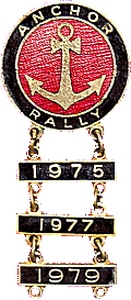 Anchor motorcycle rally badge from Jean-Francois Helias