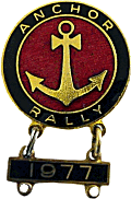 Anchor motorcycle rally badge from Jean-Francois Helias