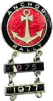 Anchor motorcycle rally badge from Ted Trett