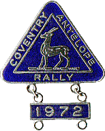 Antelope motorcycle rally badge from Jean-Francois Helias