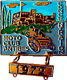 Antibes motorcycle rally badge from Jean-Francois Helias