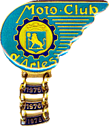 Arles motorcycle rally badge from Patrick Servanton