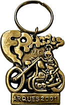 Arques motorcycle rally badge from Jean-Francois Helias