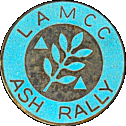 Ash motorcycle rally badge from Tony Graves