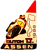 Assen motorcycle race badge from Jean-Francois Helias