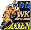 Assen Superbike motorcycle race badge from Jean-Francois Helias