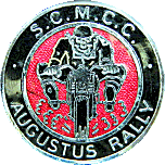 Augustus motorcycle rally badge from Jean-Francois Helias