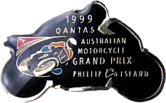 Australian GP motorcycle race badge from Jean-Francois Helias