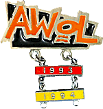 AWOL motorcycle rally badge from Jean-Francois Helias