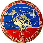 Barbastro motorcycle rally badge from Jean-Francois Helias