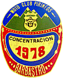 Barbastro motorcycle rally badge from Jean-Francois Helias