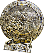 Bart Le Duc motorcycle rally badge from Jean-Francois Helias