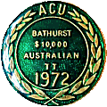 Bathurst motorcycle race badge from Jean-Francois Helias