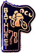 Bathurst motorcycle race badge from Jean-Francois Helias