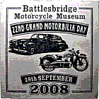 Battlesbridge motorcycle show badge from Jean-Francois Helias