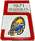 Beausoleil motorcycle rally badge from Jean-Francois Helias