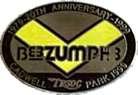 Beezumph motorcycle rally badge