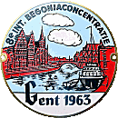 Begonia Gent motorcycle rally badge from Jean-Francois Helias