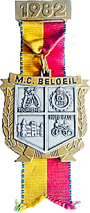 Beloeil motorcycle rally badge from Jean-Francois Helias