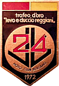 Bergamo motorcycle rally badge from Jean-Francois Helias