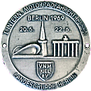 Berlin motorcycle rally badge from Jean-Francois Helias