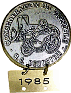 Bernstein motorcycle rally badge from Jean-Francois Helias
