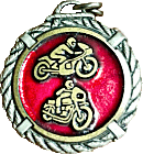 Biassono motorcycle rally badge from Jean-Francois Helias