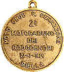 Biella motorcycle rally badge from Jean-Francois Helias