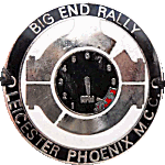 Big End motorcycle rally badge from Stephen North