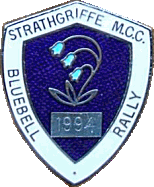 Bluebell  motorcycle rally badge from Tony Graves