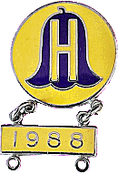 Bluebell motorcycle rally badge from Jean-Francois Helias