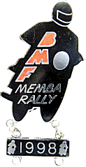 Memba motorcycle rally badge from Jean-Francois Helias